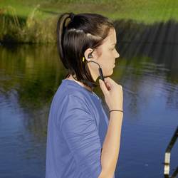 Hama špuntová sluchátka (In Ear) černá, žlutá sportovní