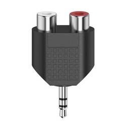 Hama 00205187 audio adaptér černá, stříbrná