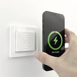 Smart Things bezdrátová indukční nabíječka 15 W smart things WallBase 55 Magnetic Wirele WB55 w Výstup Qi standard bílá