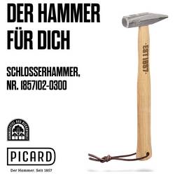 Picard 1857102-0300 1857102-0300 zámečnické kladivo 390 g 300 mm DIN 1041 1 ks