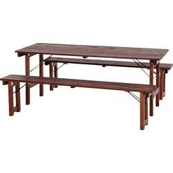 Natura Wallis Garn. 180x70 cm M09429 Zahradní jídelní sestava dřevo