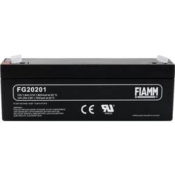 Fiamm FG20201 112860 olověný akumulátor 12 V 2000 olověný se skelným rounem (š x v x h) 35 x 65 x 178 mm plochý konektor 4,8 mm