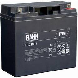 Fiamm FG21803 102458 olověný akumulátor 12 V 18000 olověný se skelným rounem (š x v x h) 76 x 167 x 181 mm šroubované M5