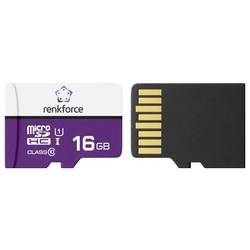Renkforce RF-mSDC-16GB paměťová karta microSDHC 16 GB Class 10, UHS-Class 1, UHS-I vč. SD adaptéru