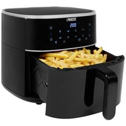 Princess 01.182244.01.001 horkovzdušná fritéza 6 l 1 500 W nepřilnavý povlak, horkovzdušný, funkce časovače, teplota varu, s displejem černá