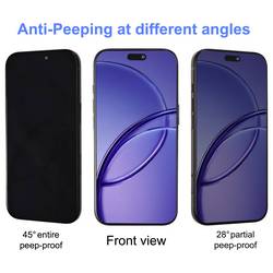 Renkforce iPhone 18 Pro max ochranná fólie na displej s ochranou soukromí Apple IPhone 18 pro max 1 ks Chránící proti otiskům prstů, boční ochrana proti