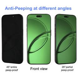 Renkforce iPhone 18 Pro ochranná fólie na displej s ochranou soukromí Apple IPhone 18 pro 1 ks Chránící proti otiskům prstů, odolné vůči poškrábání, boční