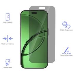 Renkforce iPhone 18 Pro ochranná fólie na displej s ochranou soukromí Apple IPhone 18 pro 1 ks Chránící proti otiskům prstů, odolné vůči poškrábání, boční
