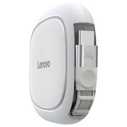 Lenovo USB kabel USB-C ® zástrčka 1.2 m bílá včetně automatického navíjení, oboustranně zapojitelná zástrčka GX91V57059