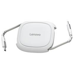 Lenovo USB kabel USB-C ® zástrčka 1.2 m bílá včetně automatického navíjení, oboustranně zapojitelná zástrčka GX91V57059