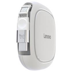 Lenovo USB kabel USB-C ® zástrčka 1.2 m bílá včetně automatického navíjení, oboustranně zapojitelná zástrčka GX91V57059