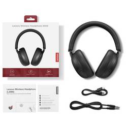 Lenovo Wireless Headset 2000 Headset uzavřená (Over Ear) Bluetooth® černá