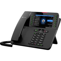 Unify Unify OpenScape Desk Phone CP710 šňůrový telefon, VoIP handsfree, konektor na sluchátka, PoE, tlumení šumu, bluetooth grafický displej černá