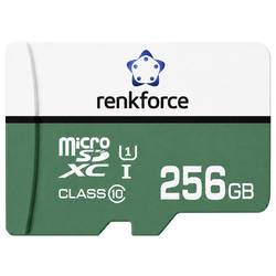 Renkforce RF-mSDC-256GB paměťová karta microSDXC 256 GB Class 10, UHS-Class 1, UHS-I vč. SD adaptéru