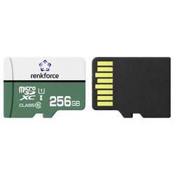 Renkforce RF-mSDC-256GB paměťová karta microSDXC 256 GB Class 10, UHS-Class 1, UHS-I vč. SD adaptéru