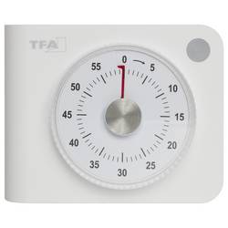 TFA Dostmann Elektronischer Timer stopky (časovač) bílá analogový