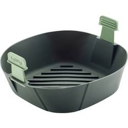 Lékué 8710755887147 Horkovzdušná fritéza bez BPA, Pro potraviny, vhodné do myčky, S držadlem šedá