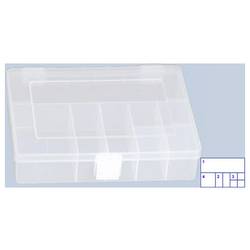 Hünersdorff 603600 Úložný box, PP-COMPACT, uzavřený, vhodné pro potraviny, (š x v x h) 250 x 46 x 170 mm, transparentní, 1 ks
