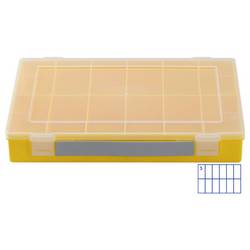 Hünersdorff 604800 Úložný box, PP-CLASSIC, (d x š x v) 225 x 335 x 55 mm, žlutá, 1 ks