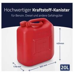 Hünersdorff 813530 STANDARD kanystr na palivo 20 l plast