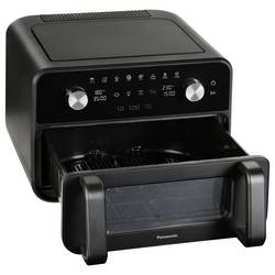 Panasonic NF-BC1000KXE Air Flyer s dvojitým košem a Flex zásuvkou 9.6 l 2450 W nepřilnavý povlak, bez BPA, nerozbitné, s aktivním odvětráváním, s funkcí páry,