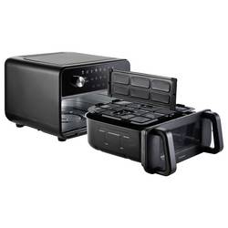 Panasonic NF-BC1000KXE Air Flyer s dvojitým košem a Flex zásuvkou 9.6 l 2450 W nepřilnavý povlak, bez BPA, nerozbitné, s aktivním odvětráváním, s funkcí páry,