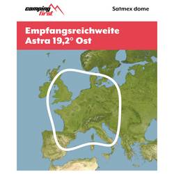 Camping First Satmex Dome Weiß satelit