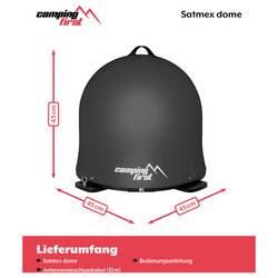 Camping First Satmex Dome Anthrazit satelit