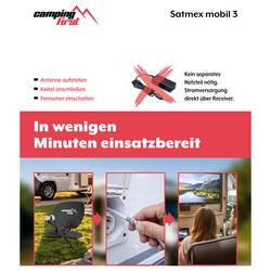 Camping First Camping First Satmex mobil 3 Anthrazit satelit