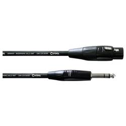 Cordial CIM 1.5 FV mikrofonový kabel 2 x 0.22 mm² černá 1 ks