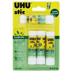 UHU lepidlo v tyčince ReNATURE 8.2 g 36750 4 ks