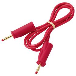 VOLTCRAFT MSB-132 1m rot měřicí kabel zástrčka 4 mm zástrčka 4 mm 1 m červená 1 ks