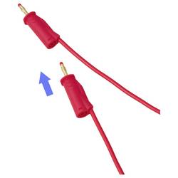 VOLTCRAFT MSB-132 1m rot měřicí kabel zástrčka 4 mm zástrčka 4 mm 1 m červená 1 ks