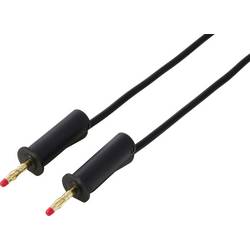 VOLTCRAFT MSB-132 1m schwarz měřicí kabel 4 mm zástrčka 4 mm zástrčka 1 m černá 1 ks