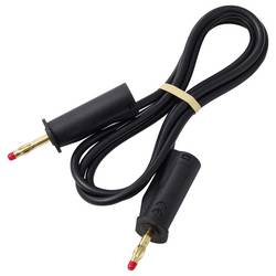 VOLTCRAFT MSB-132 1m schwarz měřicí kabel 4 mm zástrčka 4 mm zástrčka 1 m černá 1 ks