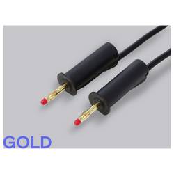 VOLTCRAFT MSB-132 1m schwarz měřicí kabel 4 mm zástrčka 4 mm zástrčka 1 m černá 1 ks