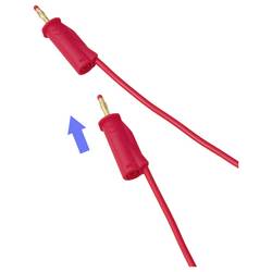 VOLTCRAFT MSB-132 2m rot měřicí kabel zástrčka 4 mm zástrčka 4 mm 2 m červená 1 ks