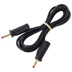 VOLTCRAFT MSB-132 2m schwarz měřicí kabel 4 mm zástrčka 4 mm zástrčka 2 m černá 1 ks