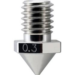 Micro-Swiss tryska pro 3D tiskárnu Vhodné pro 3D tiskárnu: FlashForge Guider 3, FlashForge Guider 3 Plus	 0.3mm Brass Plated Wear Resistant Nozzle M2610-03