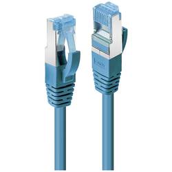 LINDY 47145 RJ45 síťové kabely, propojovací kabely CAT 6A S/FTP 0.30 m modrá pozlacené kontakty 1 ks