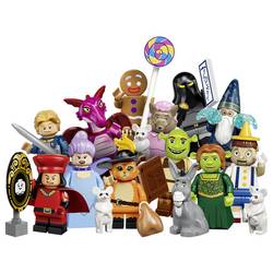 6589465 LEGO® Minifigures Série Shrek; malé hračky pro děti od 6 let; 1 ze 12 minifigurek, jako je Shrek, Fiona a Esel v Dreamworks Animation
