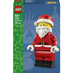 40820 LEGO® ICONS™ Velká mini figurka Santa Klause; vánoční šmutek v hračkách