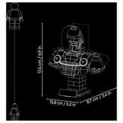 6588680 LEGO® MARVEL SUPER HEROES Doktor Doom Büste; Superhelden Deko; dárek pro muže i ženy