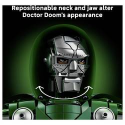 6588680 LEGO® MARVEL SUPER HEROES Doktor Doom Büste; Superhelden Deko; dárek pro muže i ženy