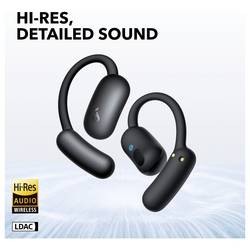 Anker Soundcore AeroFit 2 sluchátka otevřená (On Ear) Bluetooth® stereo černá Nabíjecí pouzdro