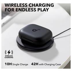 Anker Soundcore AeroFit 2 sluchátka otevřená (On Ear) Bluetooth® stereo černá Nabíjecí pouzdro