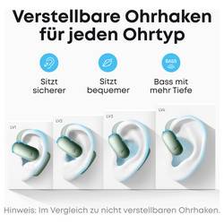 Anker Soundcore AeroFit 2 AI špuntová sluchátka (In Ear) Bluetooth® zelená Nabíjecí pouzdro