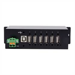 Exsys Exsys EX-1596HMVS - Hub - 6 x USB 2.0 - an DIN-Schiene USB Hub černá