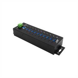 Exsys Exsys EX-1510HMVS - Hub - 10 x USB 3.2 Gen 1 USB Hub černá