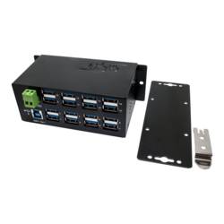 Exsys Exsys EX-1113HMS - Hub - 16 x USB 3.1 Gen 1 - an DIN-Schiene montierbar USB Hub černá